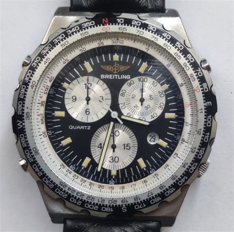 breitling navitimer Jupiter Pilot uomo acciaio 1996 ref. 80975 